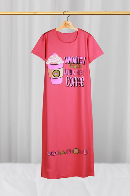 كاش مايوه قطن طويل نصف كم كود (٢٥٣)