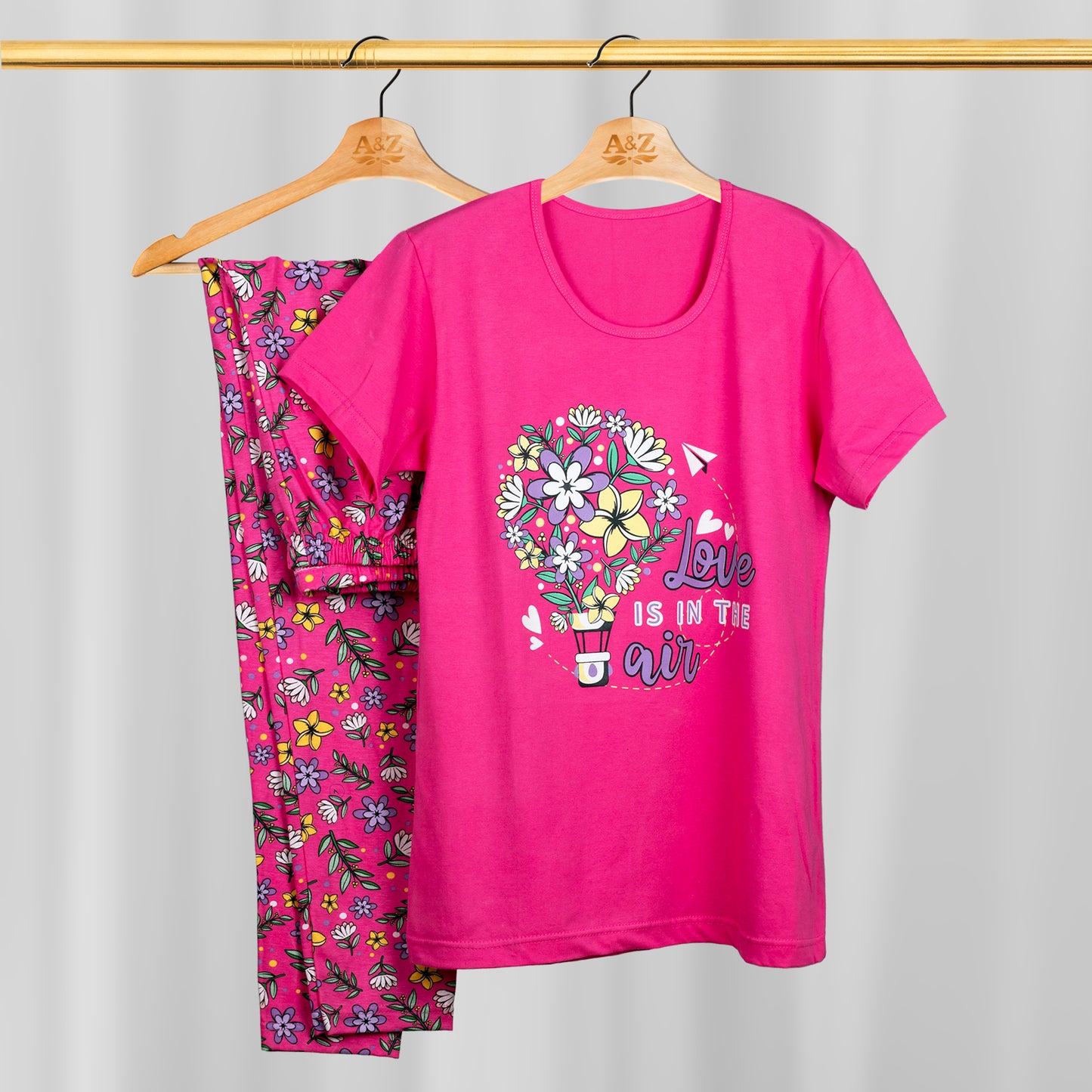 بجامة حريمي قطن  كود ١٠٢