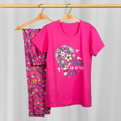 بجامة حريمي قطن  كود ١٠٢