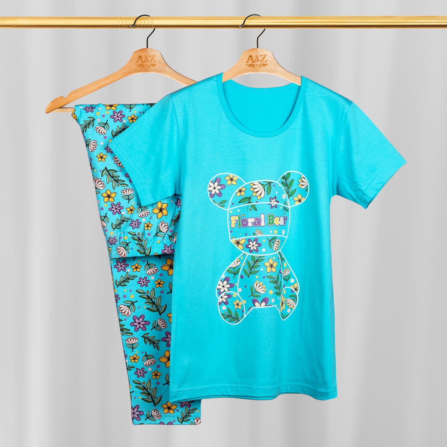 بجامة حريمي قطن  كود ١٠٢