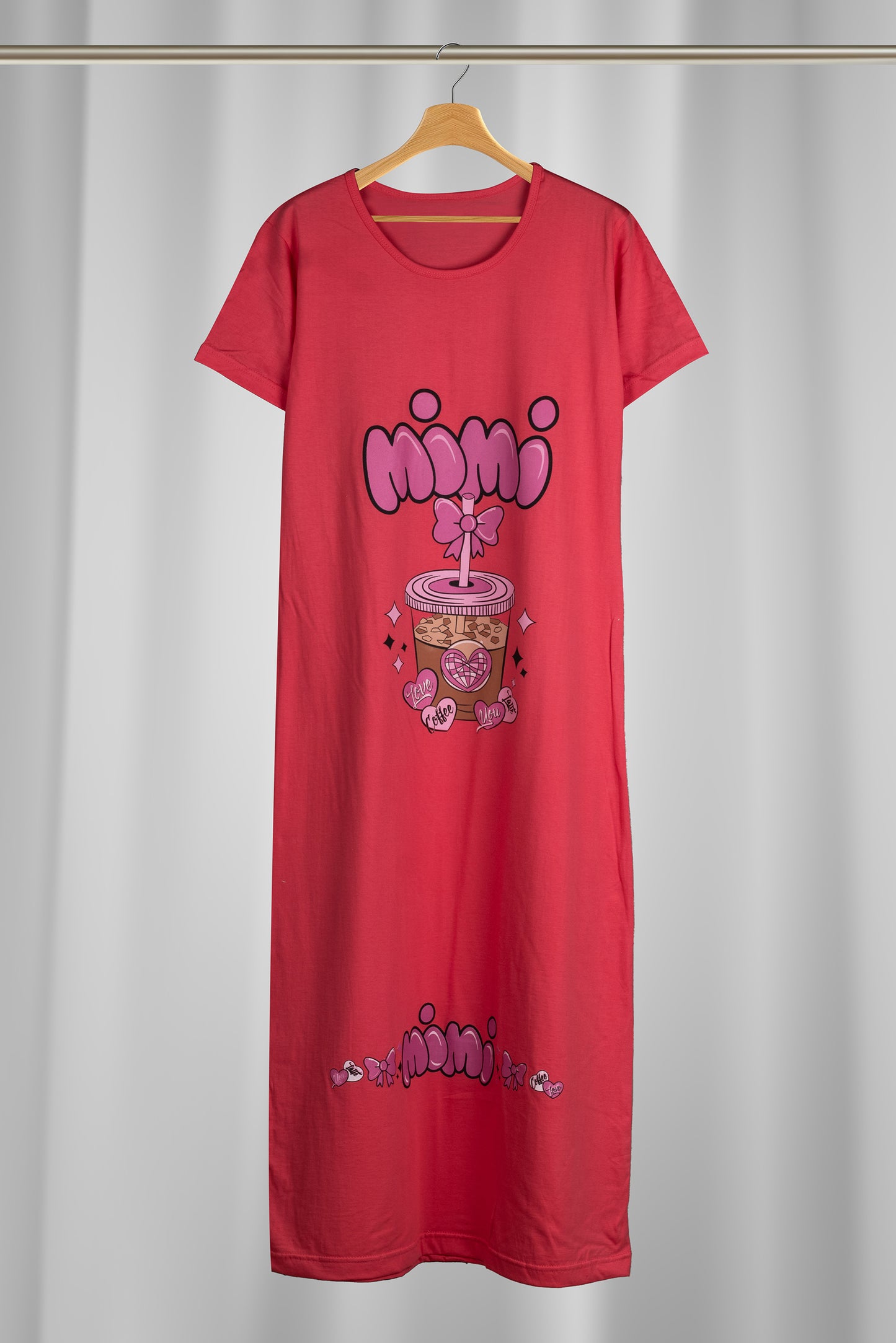 كاش مايوه قطن طويل نصف كم كود (٢٥٣)