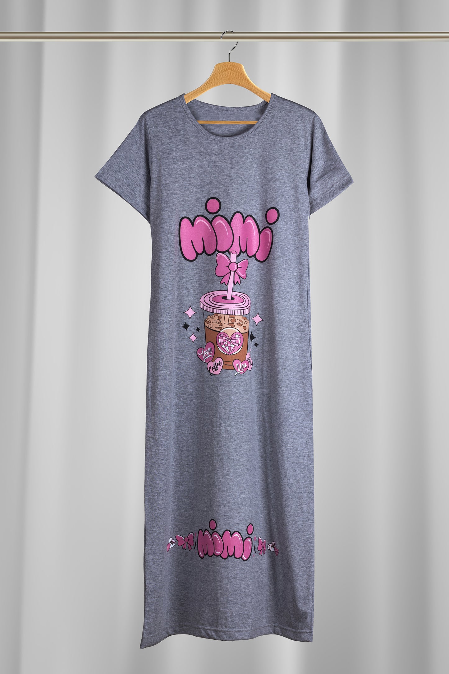 كاش مايوه قطن طويل نصف كم كود (٢٥٣)