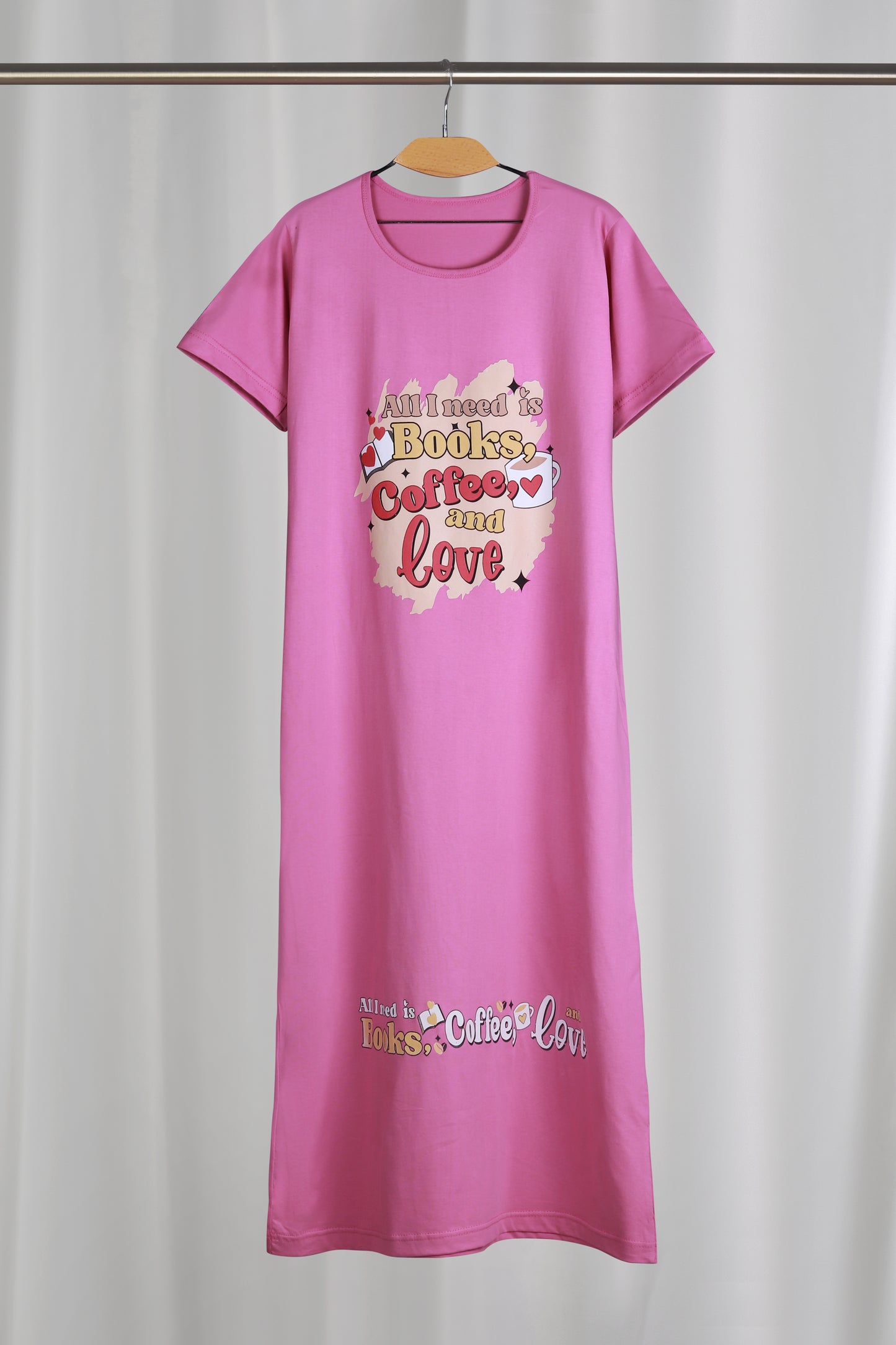 كاش مايوه قطن طويل نصف كم كود (٢٥٣)