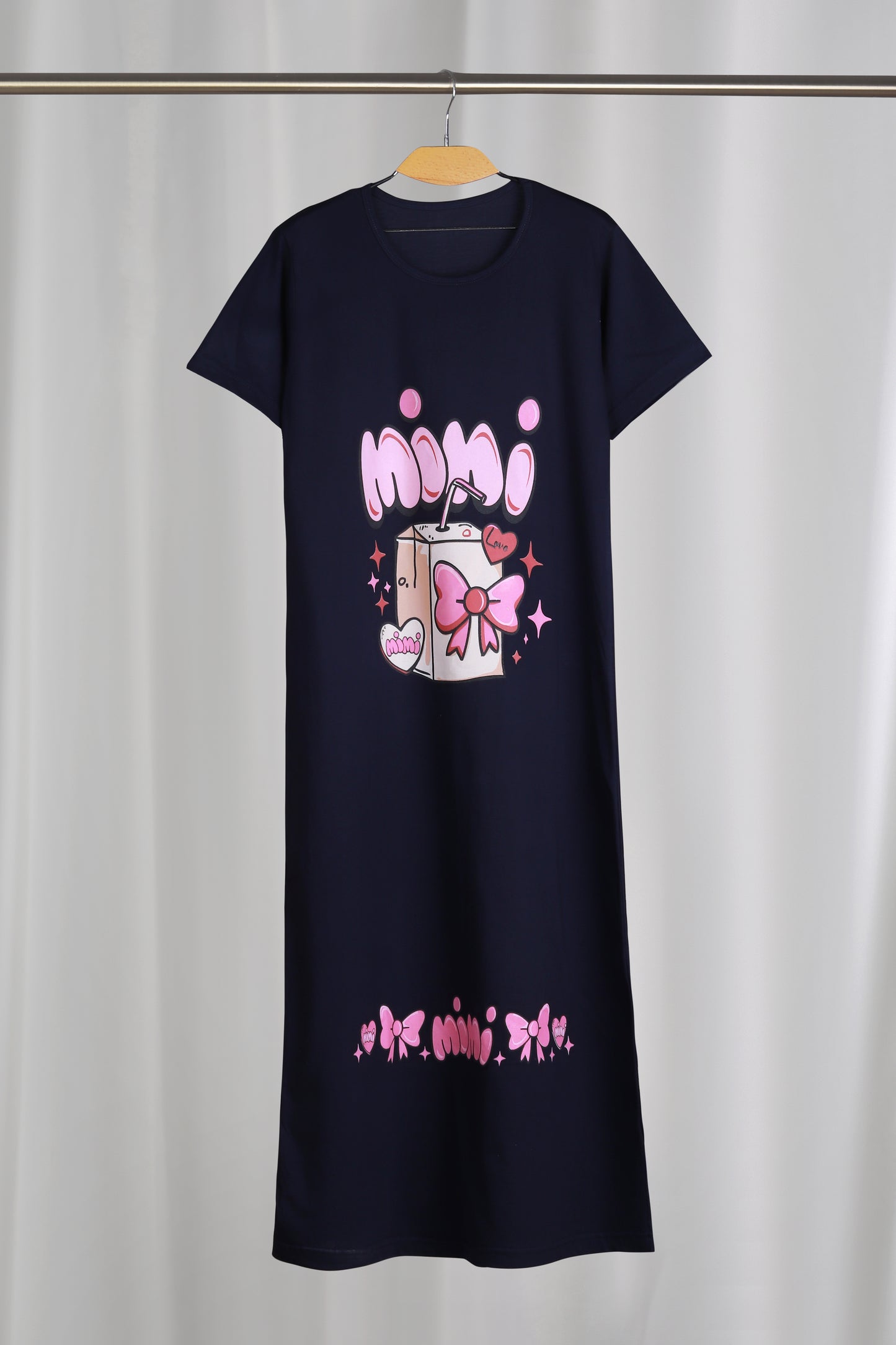 كاش مايوه قطن طويل نصف كم كود (٢٥٢)