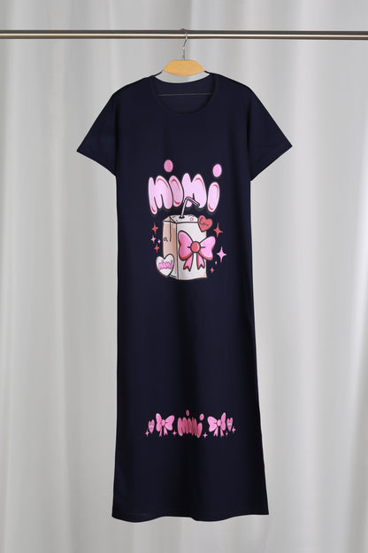 كاش مايوه قطن طويل نصف كم كود (٢٥٢)