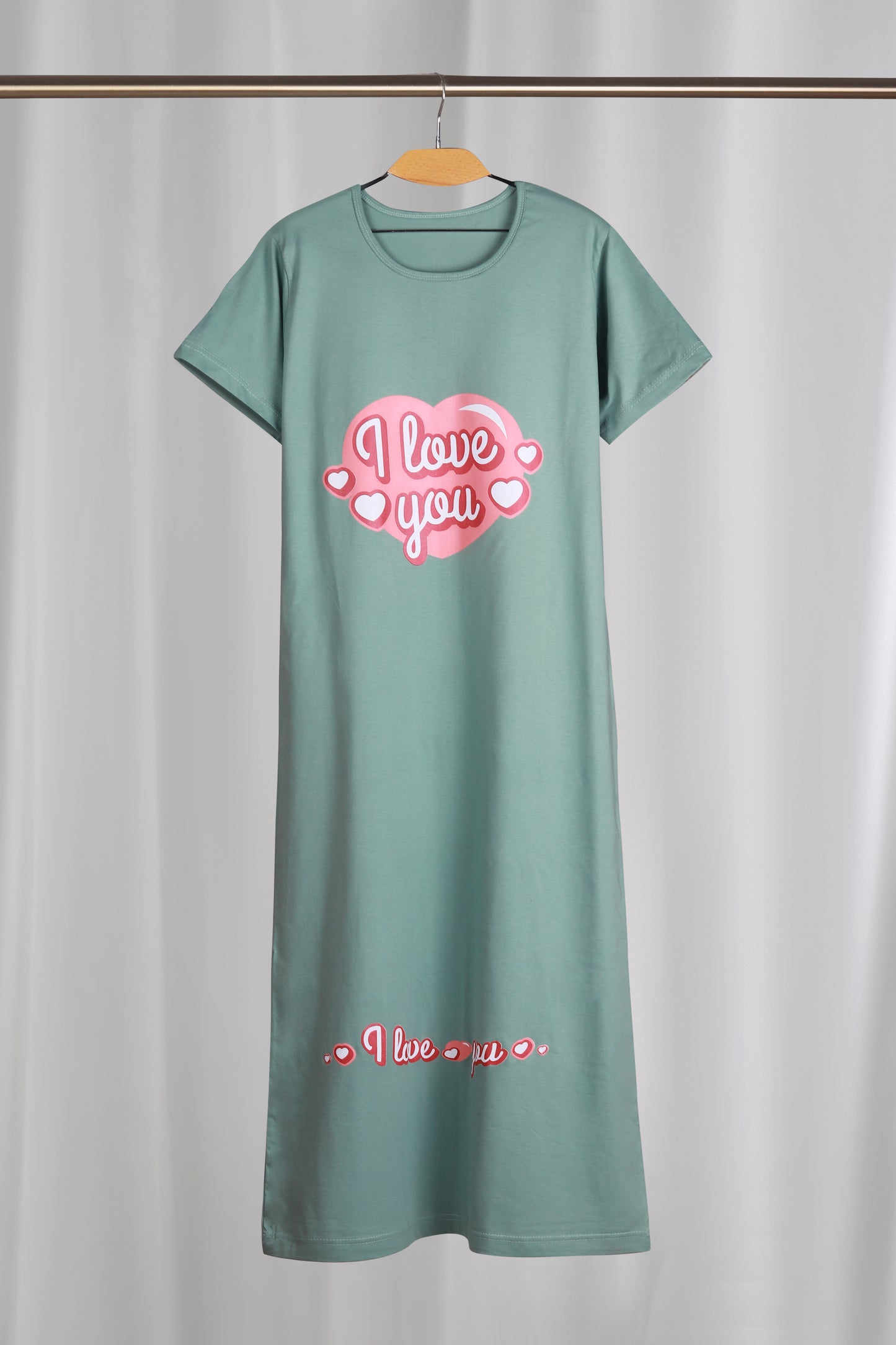 كاش مايوه قطن طويل نصف كم كود (٢٥٢)