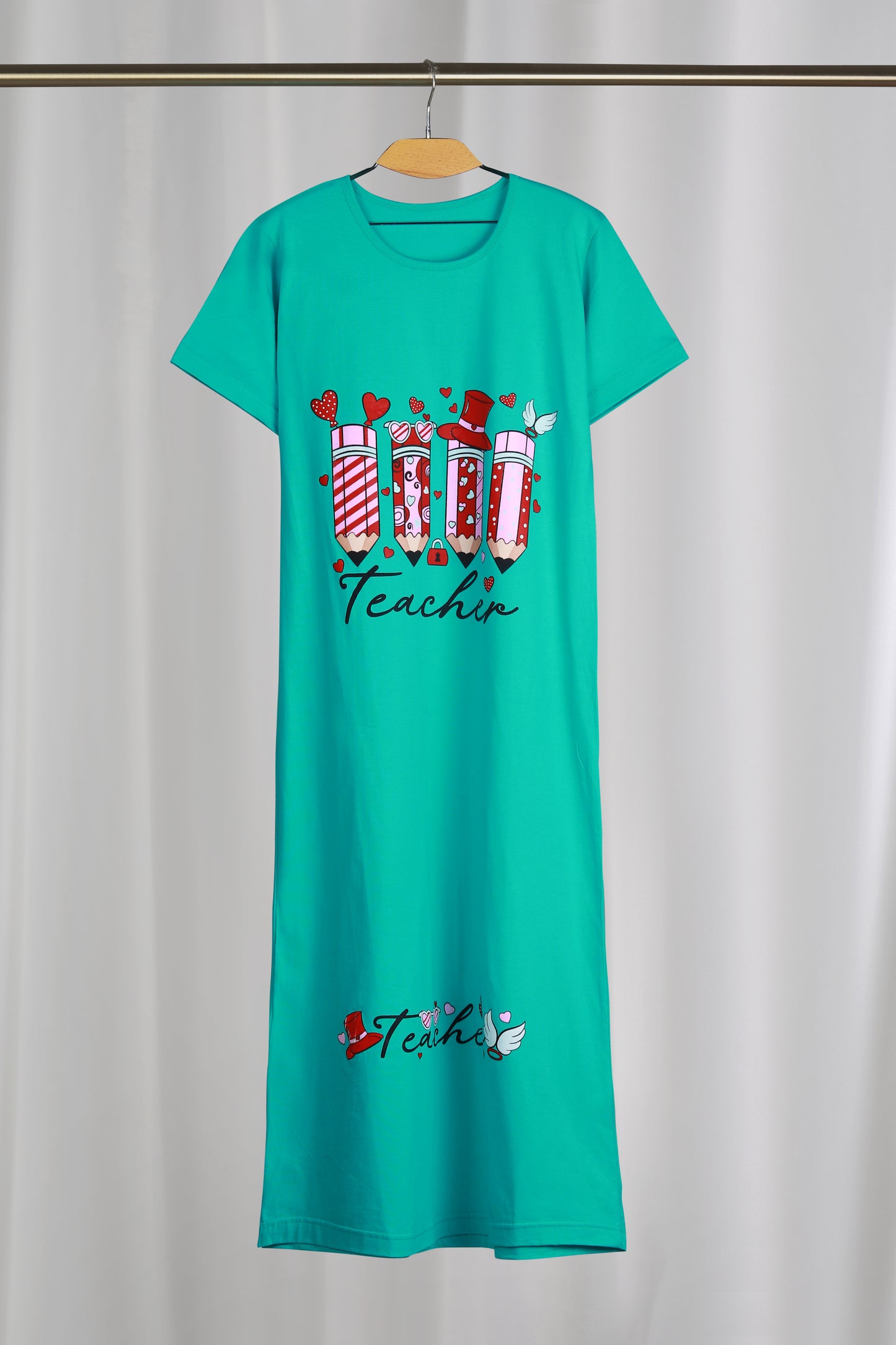 كاش مايوه قطن طويل نصف كم كود (٢٥٢)