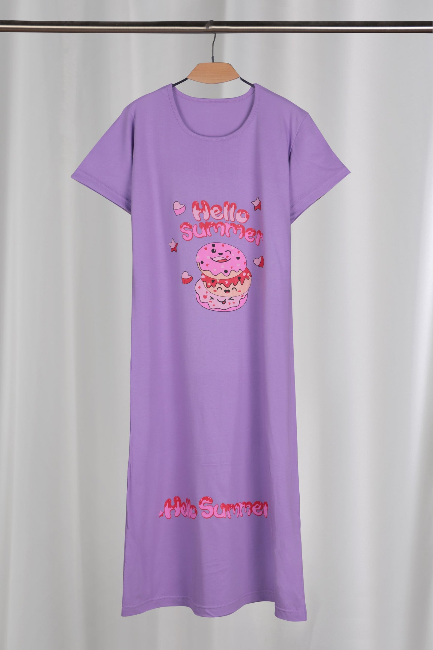 كاش مايوه قطن طويل نصف كم كود (٢٥٣)