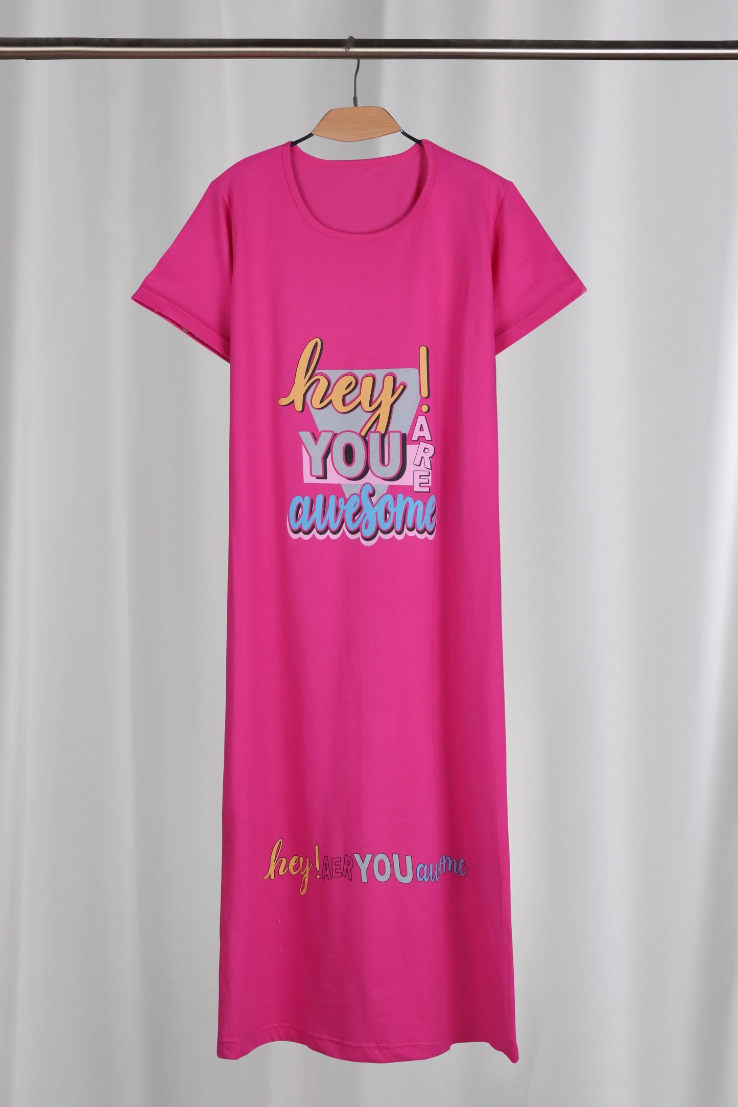 كاش مايوه قطن طويل نصف كم كود (٢٥٣)