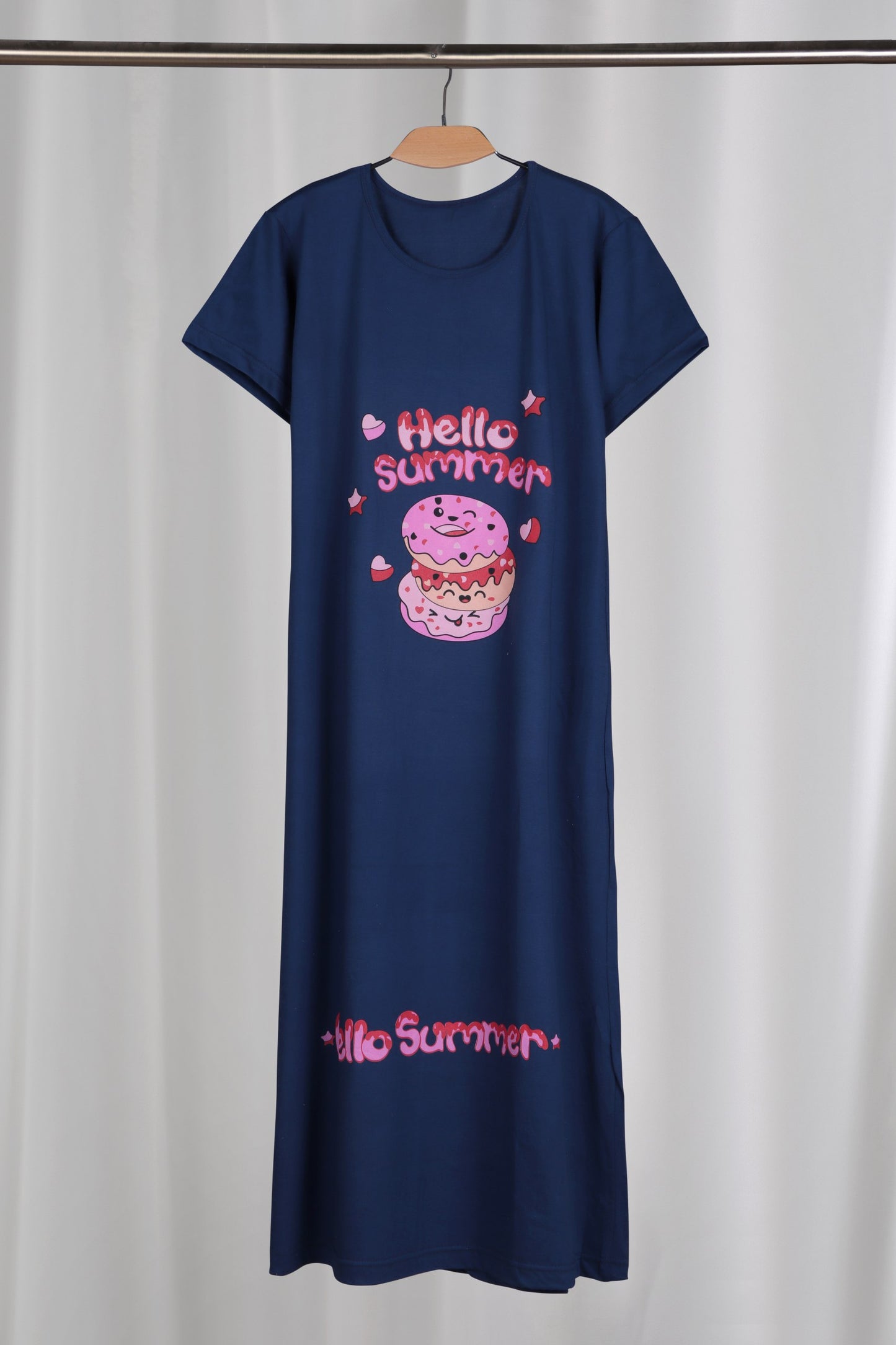 كاش مايوه قطن طويل نصف كم كود (٢٥٣)